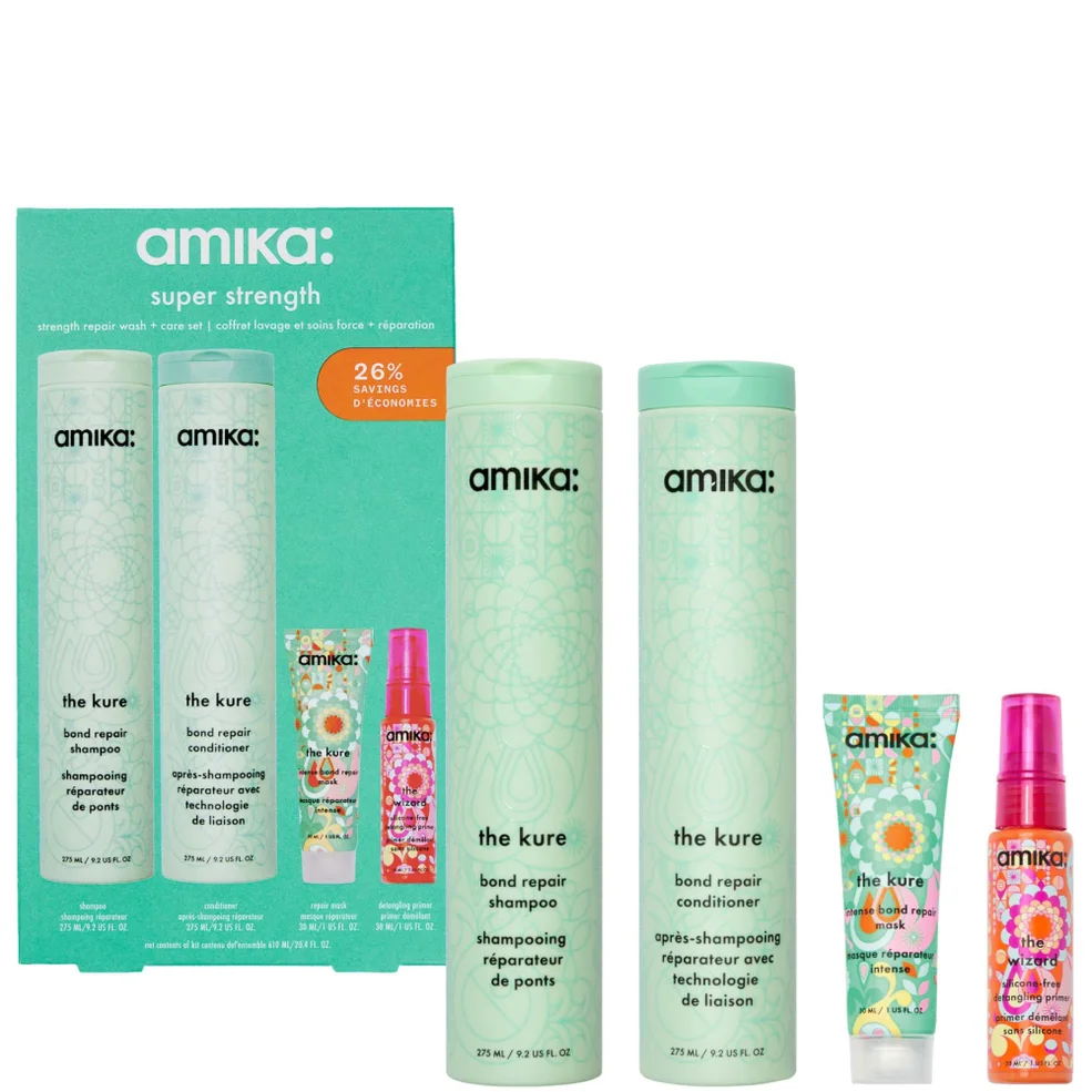 amika Super Strength Wash and Care Set Image 1