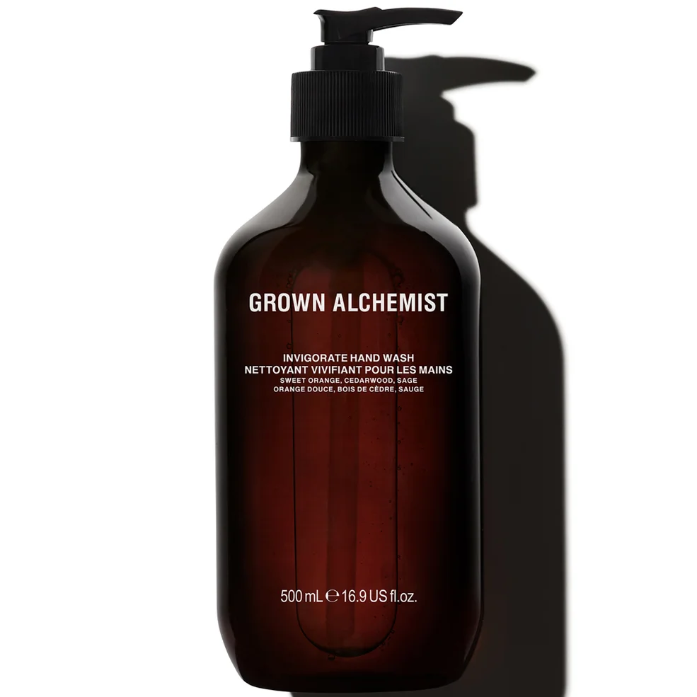 Grown Alchemist Invigorate Hand Wash Sweet Orange, Cedarwood + Sage 500ml Image 1