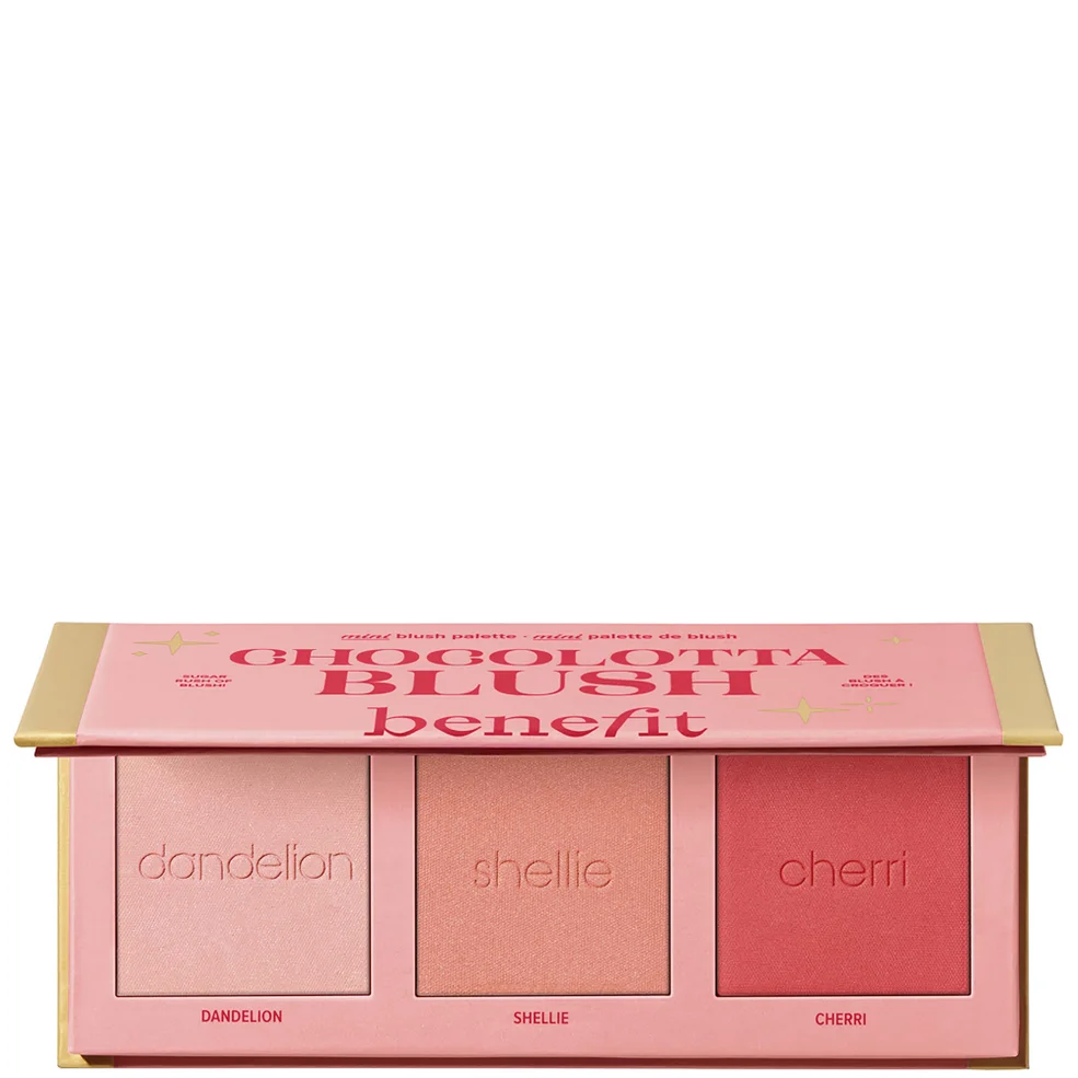 benefit Chocolotta? Blush Palette - Dandelion Shellie and Cherry Blushers Image 1