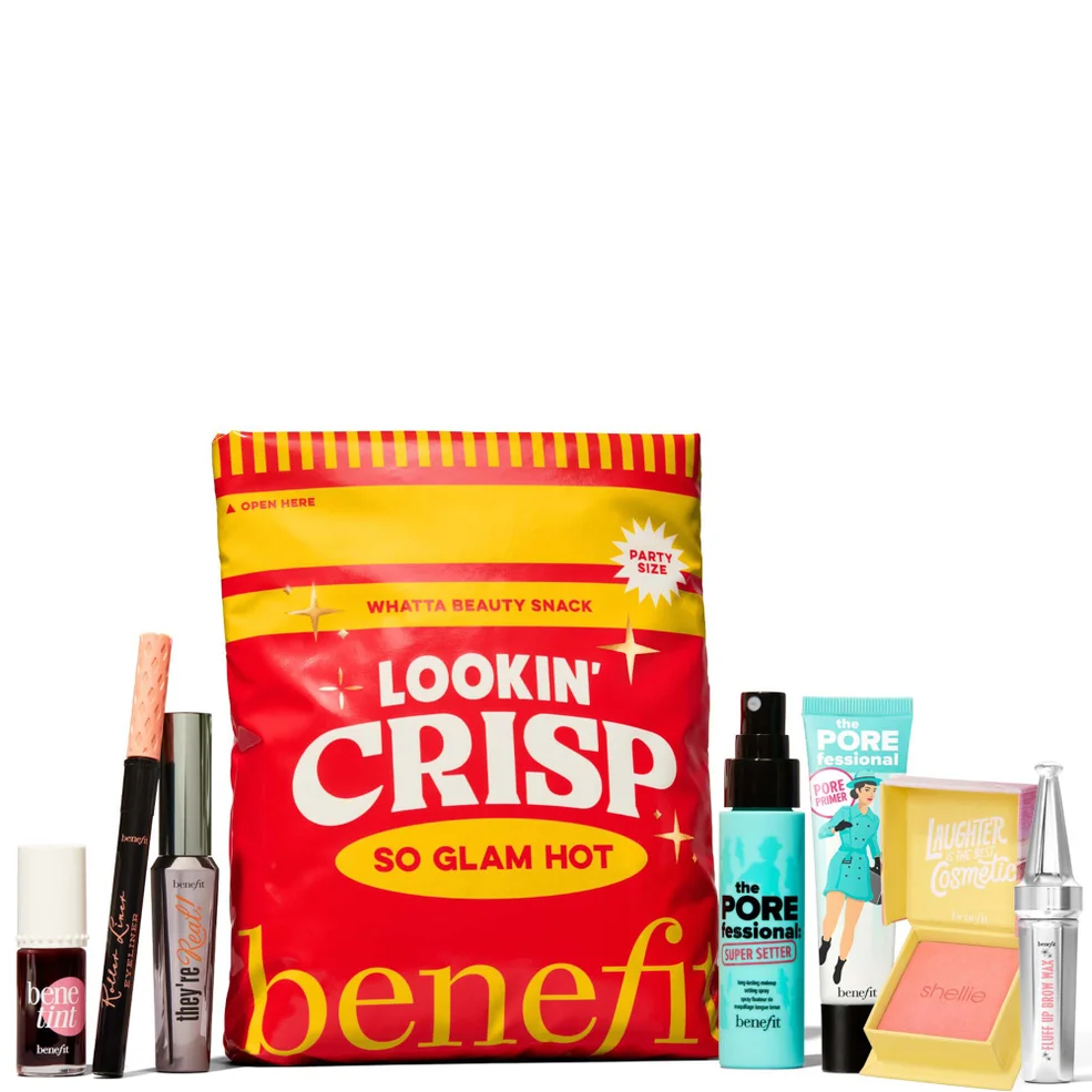 benefit Limited Edition Lookin’ Crisp Beauty Kit Gift Set Featuring They’Re Real Porefessional Primer Benetint Image 1