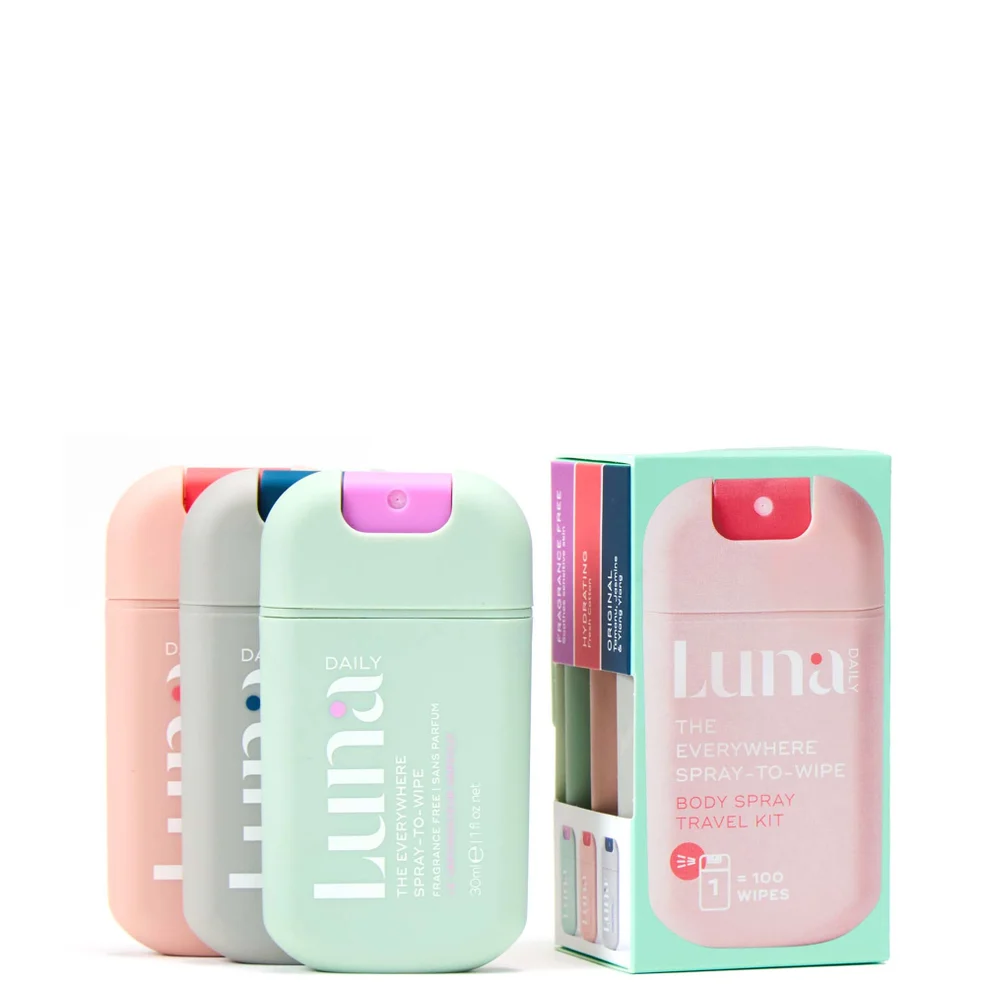 Luna Daily The Mini Spray to Wipe Gift Trio Image 1
