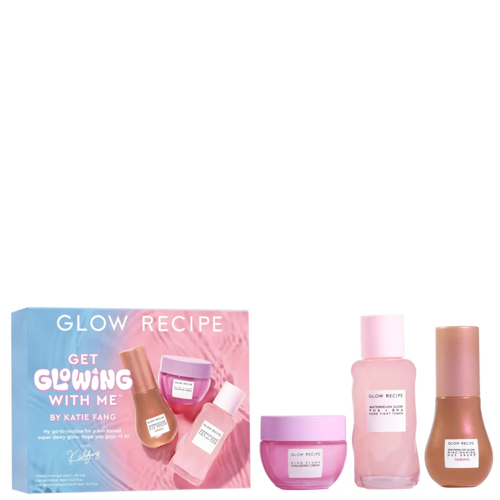 Glow Recipe Get Glowing with Me Kit by Katie Fang with Hue Drops Tinted Serum Image 1