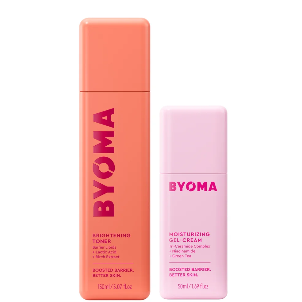 BYOMA Moisturising Gel Cream 50ml and Brightening Toner 150ml Bundle Image 1