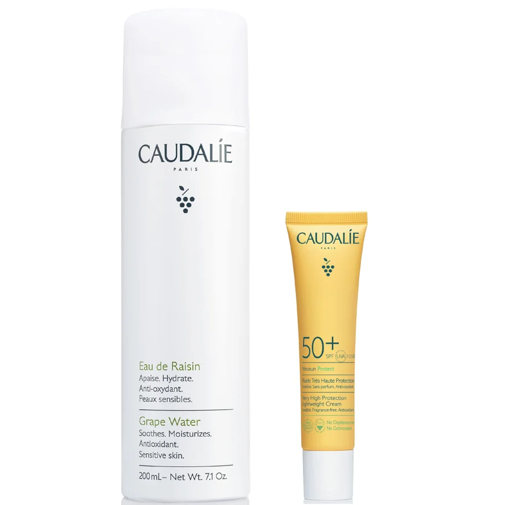 Caudalie SPF Fluid and Grape Water Bundle Image 1