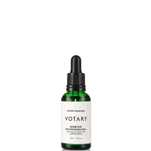 Votary Sensitive Resurfacing Peel 10% Lactic Acid and Super Seeds 30ml - undefined undefined