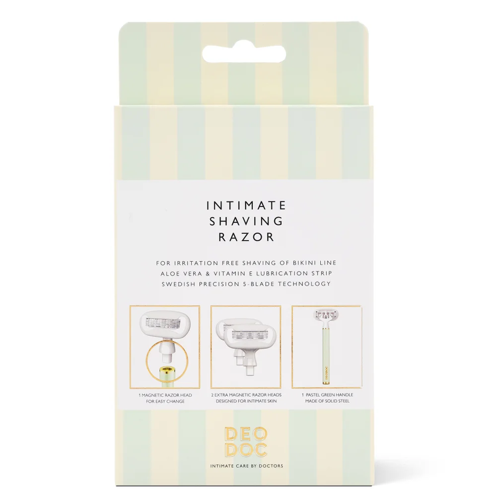 DeoDoc Intimate Shaving Razor - Green Image 1
