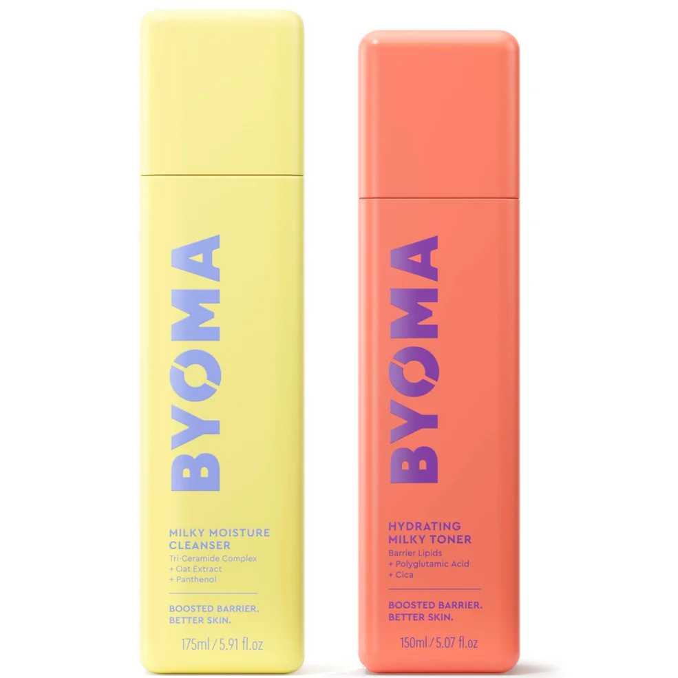 BYOMA Milky Moisture Cleanser 175ml and Hydrating Toner 150ml Bundle Image 1