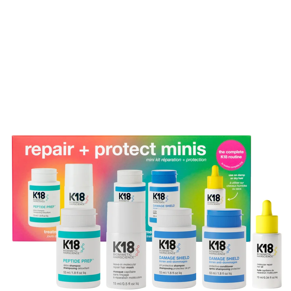 K18 Biomimetic Hairscience Repair and Protect Minis Image 1