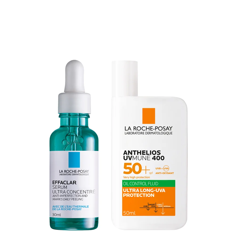 La Roche-Posay Anti-Blemish and Anti-Age Kit: Effaclar Decongesting Multi-Active Serum + SPF50+ Image 1