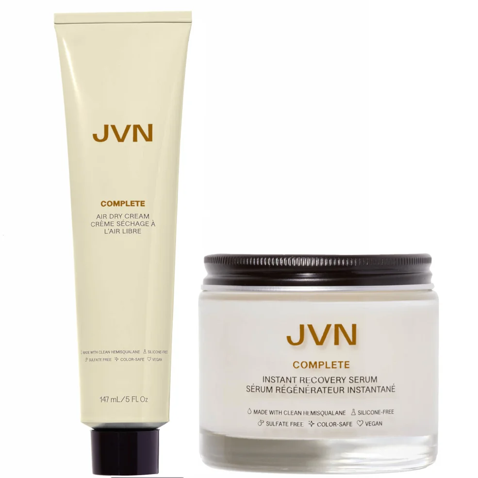 JVN Instant Recovery Serum and Air Dry Cream Bundle Image 1