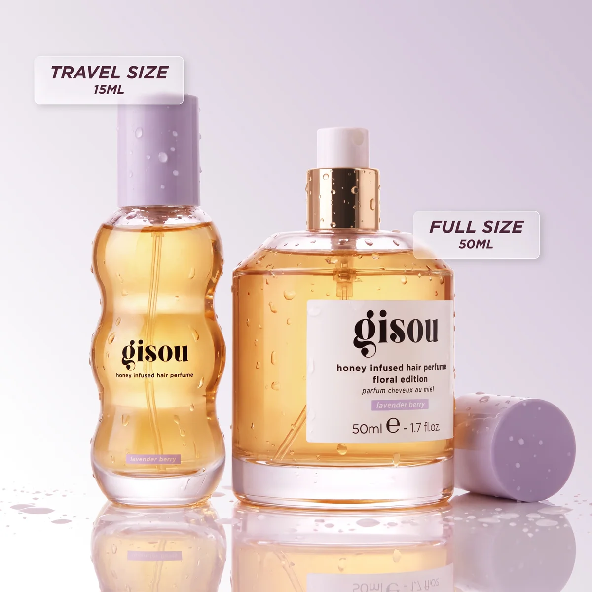 Gisou Honey Infused Hair Perfume 50ml - Lavender Berry