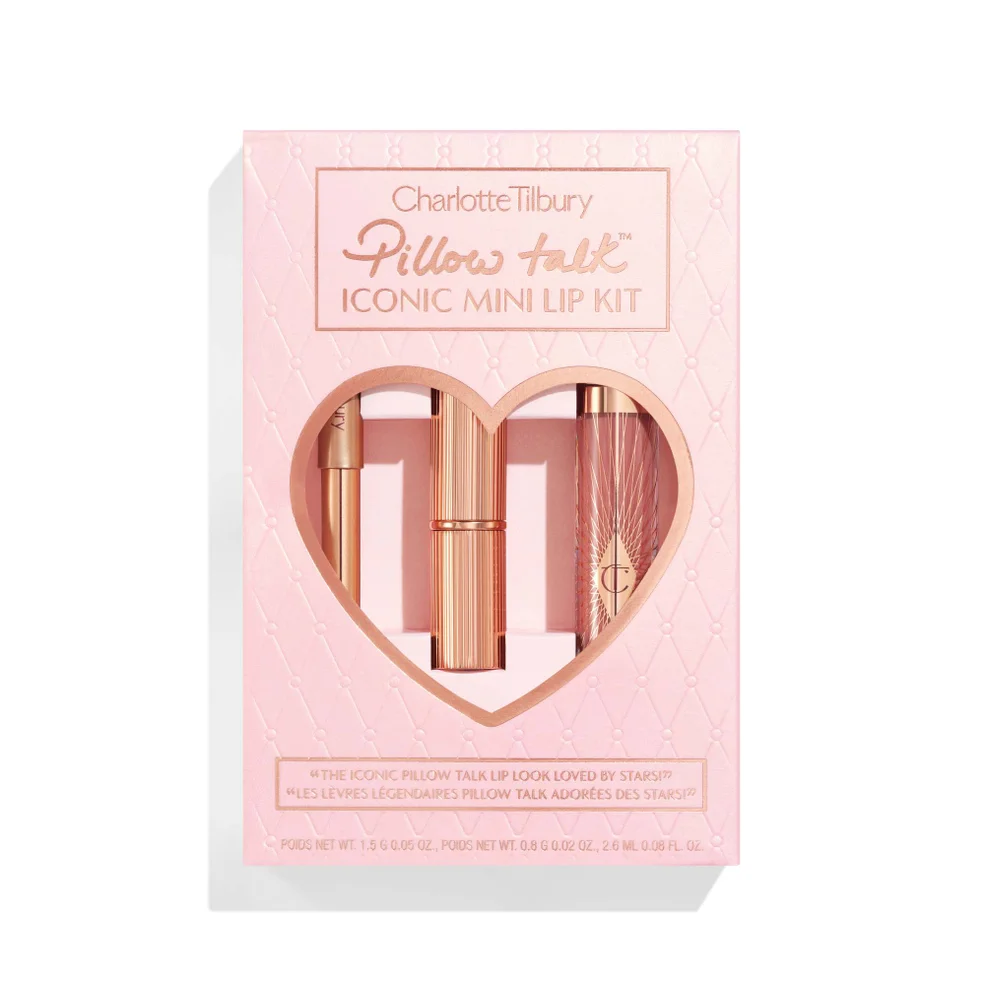 Charlotte Tilbury Pillow Talk Iconic Mini Lip Kit Image 1