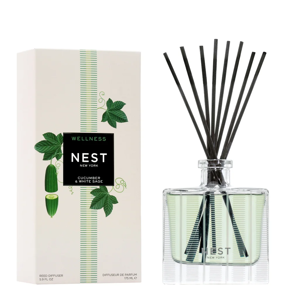 NEST New York Cucumber and White Sage Reed Diffuser 175ml Image 1