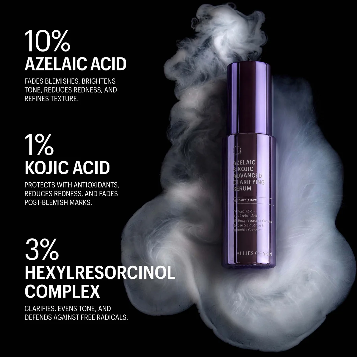 Allies of Skin Azelaic and Kojic Advanced Clarifying Serum 30ml | Cult Beauty Allies of Skin Azelaic and Kojic Advanced Clarifying Serum 30ml | Cult Beauty