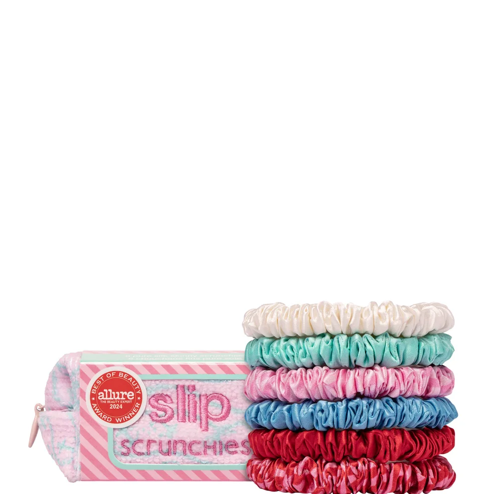 Slip Skinny Scrunchies and Complimentary Pouch - High Tide Image 1