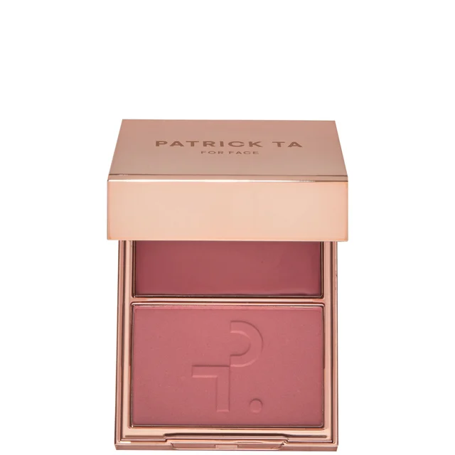 PATRICK TA Major Headlines Double-Take Cream and Powder Blush Duo (Various Shades)