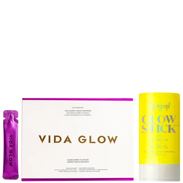Supergoop! x Vida Glow Glow-On-The-Go Bundle