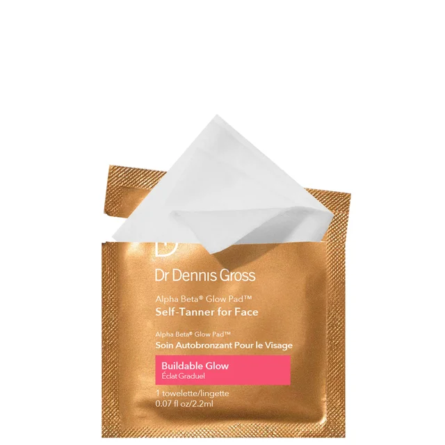 Dr Dennis Gross Skincare Alpha Beta Glow Pad Self-Tanner for Face 2.2ml