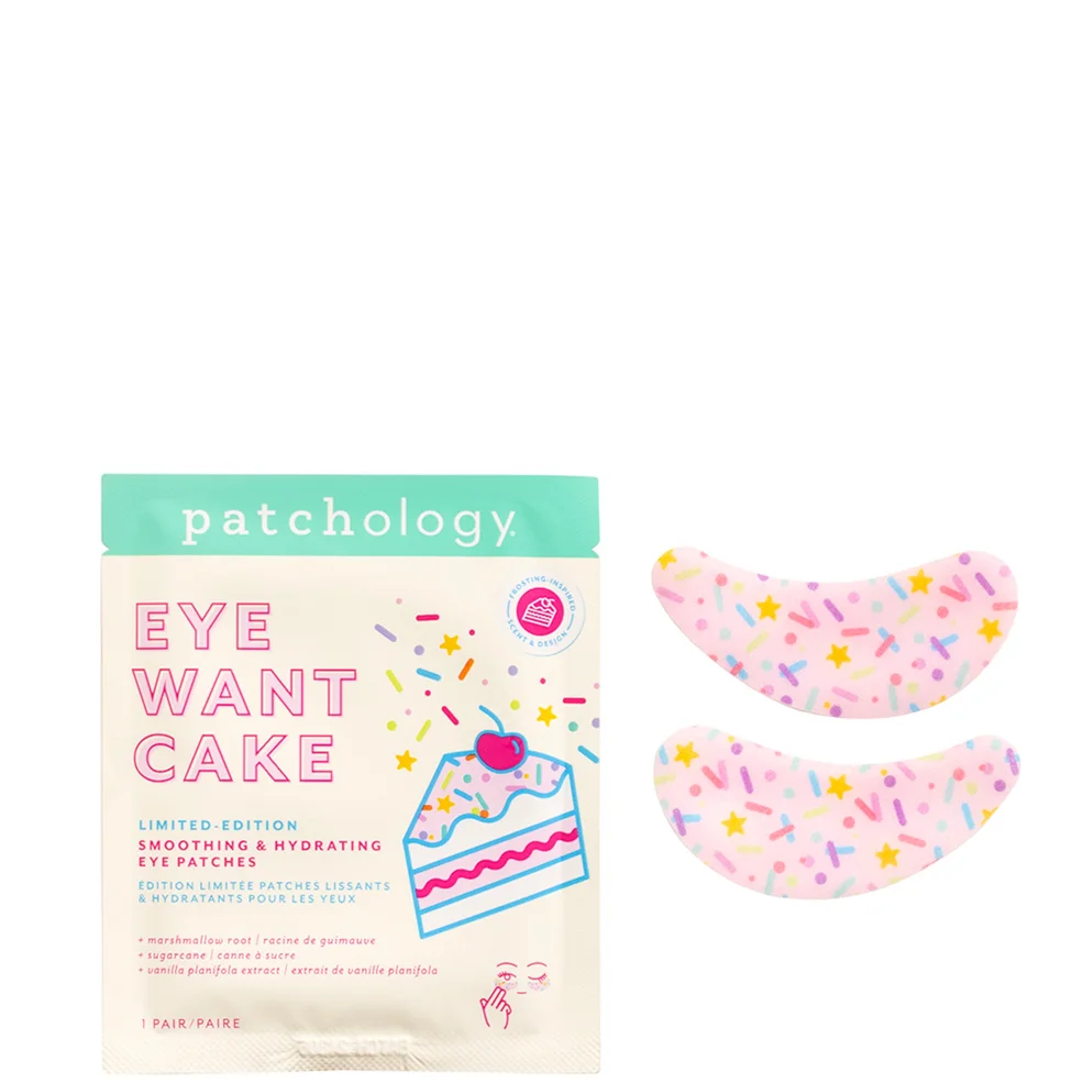 Patchology Eye Want Cake Limited Edition Smoothing & Hydrating Eye Patches - Single Image 1