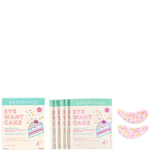 Patchology Eye Want Cake Limited Edition Smoothing & Hydrating Eye Patches - 5 Pack - undefined undefined