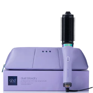 ghd Duet Blowdry Limited Edition Hair Dryer Brush in Galactic Lilac with Matching Heat-Resistant Bag & Mat - undefined undefined