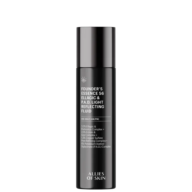Allies of Skin Founder's Essence 56 Ellagic & P.A.D. Light Reflecting Fluid 100ml