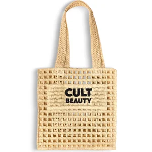Cult Beauty Small Raffia-Style Tote Bag - undefined undefined