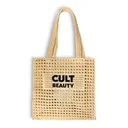 Cult Beauty Large Raffia-Style Tote Bag
