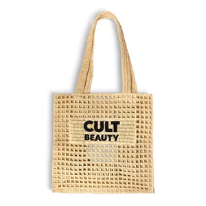 Cult Beauty Large Raffia-Style Tote Bag - undefined undefined