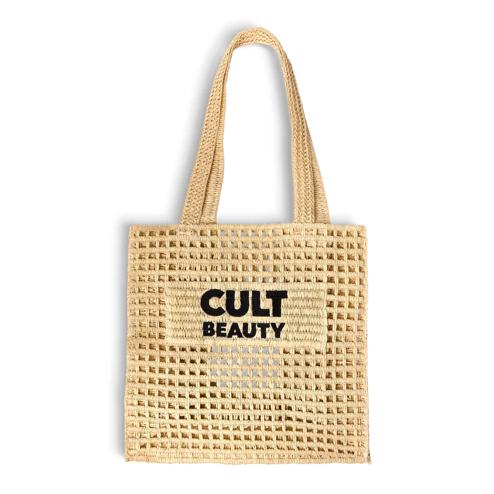 Cult Beauty Large Raffia-Style Tote Bag Image 1
