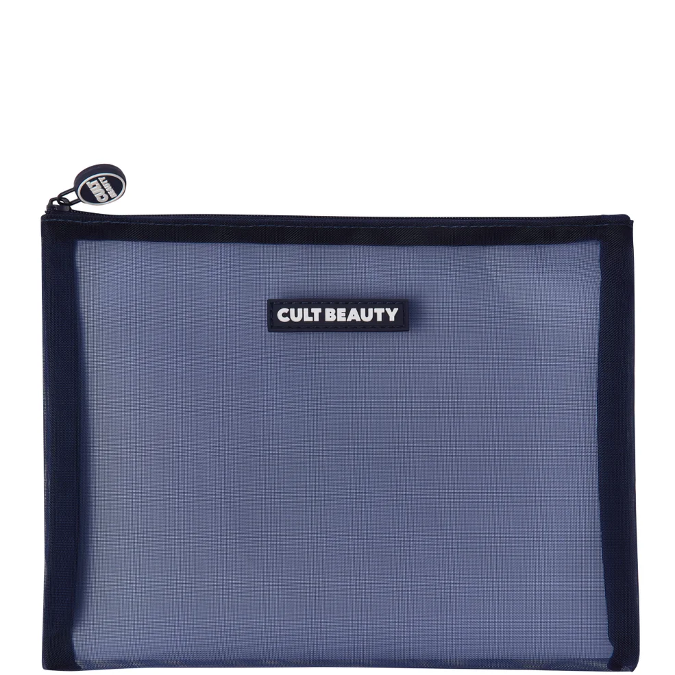 Cult Beauty Small Mesh Pouch (Navy) Image 1