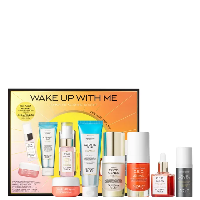 Sunday Riley Wake Up With Me Complete Morning Routine Kit