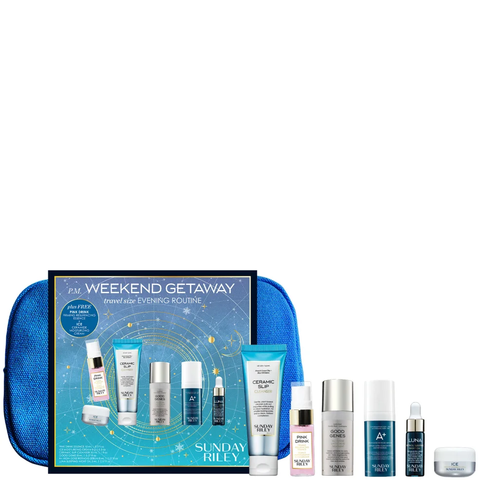 Sunday Riley P.M. Weekend Getaway Set (Worth £74) | Cult Beauty