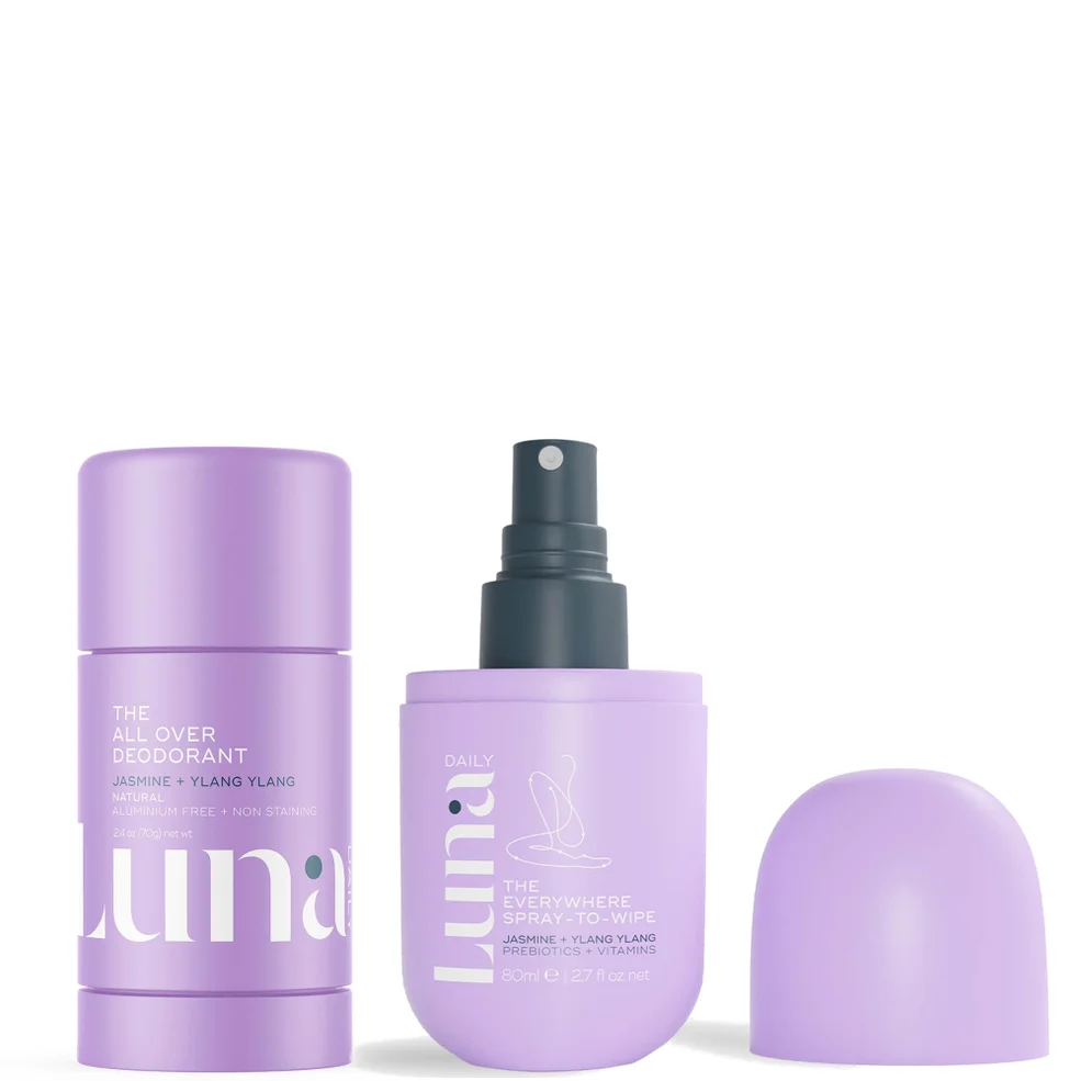 Luna Daily The Perfect Pair - The All Over Deodorant Original 70g + Spray to Wipe Original 80ml Image 1