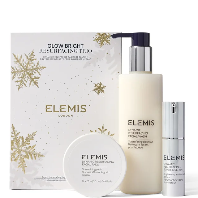 Elemis Glow Bright Resurfacing Trio (Worth £116)