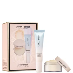 Laura Mercier -Flawless Treats Mini Prime + Set Duo - Mini Hydrating Primer + Mini Ultra Blur in Translucent - undefined undefined
