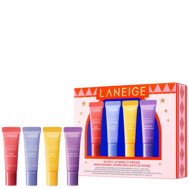 LANEIGE Glowy Lip Minis (Worth £35)