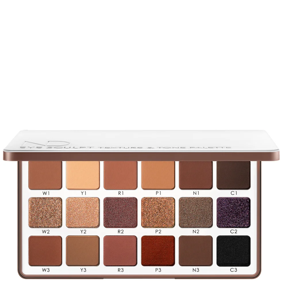 Natasha Denona Eye Sculpt Texture and Tone Eyeshadow Palette - Dramatic Image 1