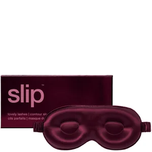 slip pure silk contour sleep mask - crimson - undefined undefined