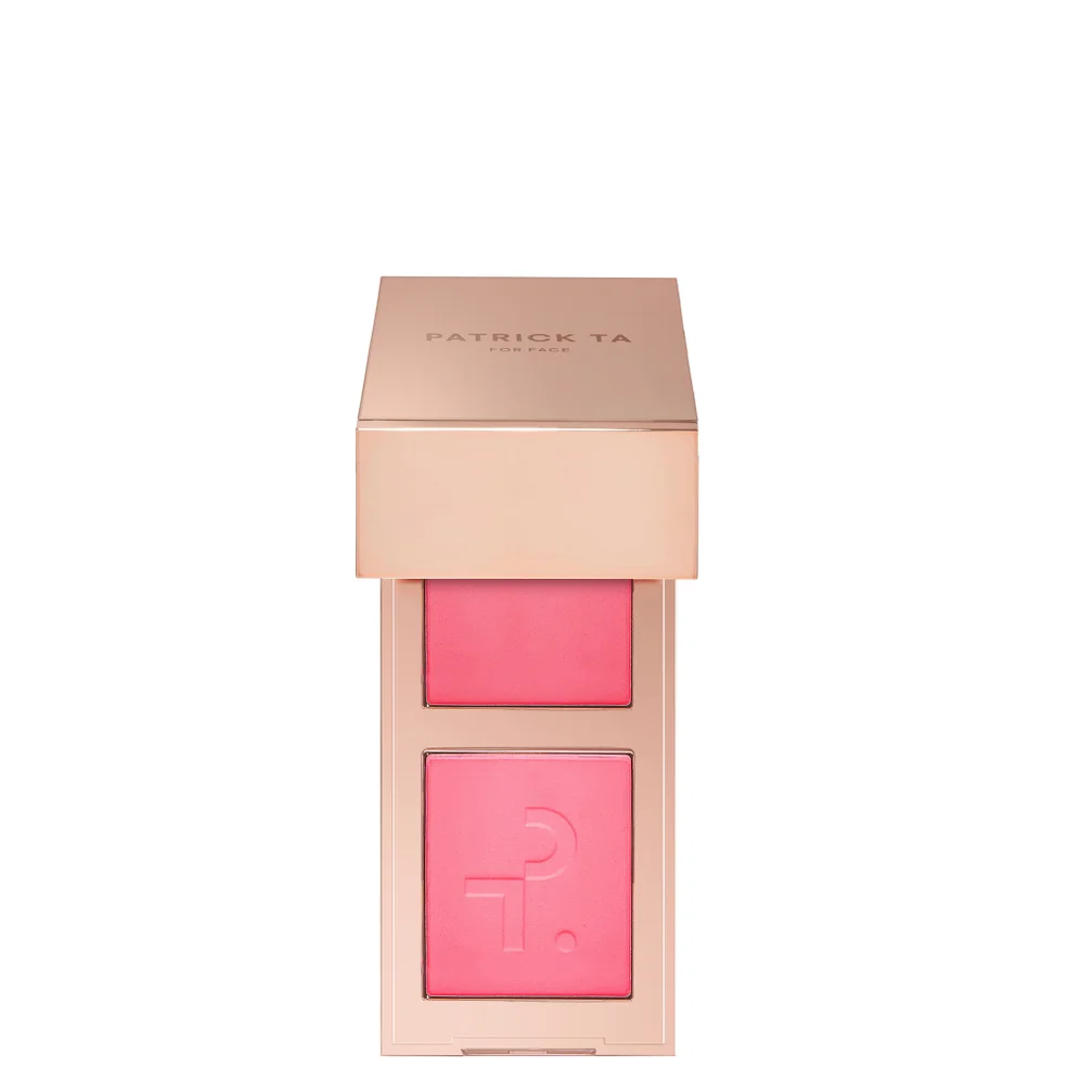 Patrick Ta Mini Major Headlines Double-Take Crème & Powder Blush Duo- Shes That Girl Image 1
