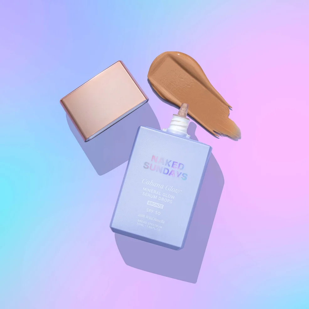 Naked Sundays ‘Cabana Glow’ Mineral Glow SPF50 Bronzing Drops Image 1