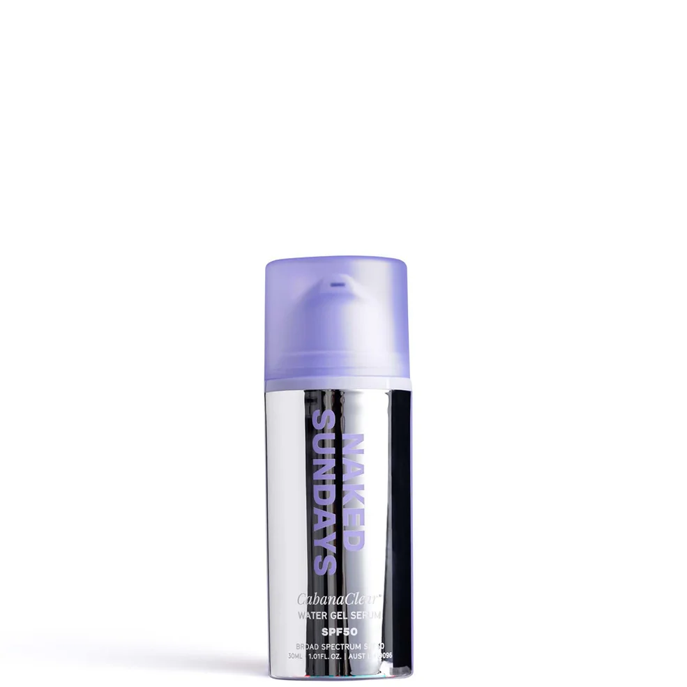 Naked Sundays CabanaClear Water Gel Serum Sunscreen SPF50+ 30ml Image 1