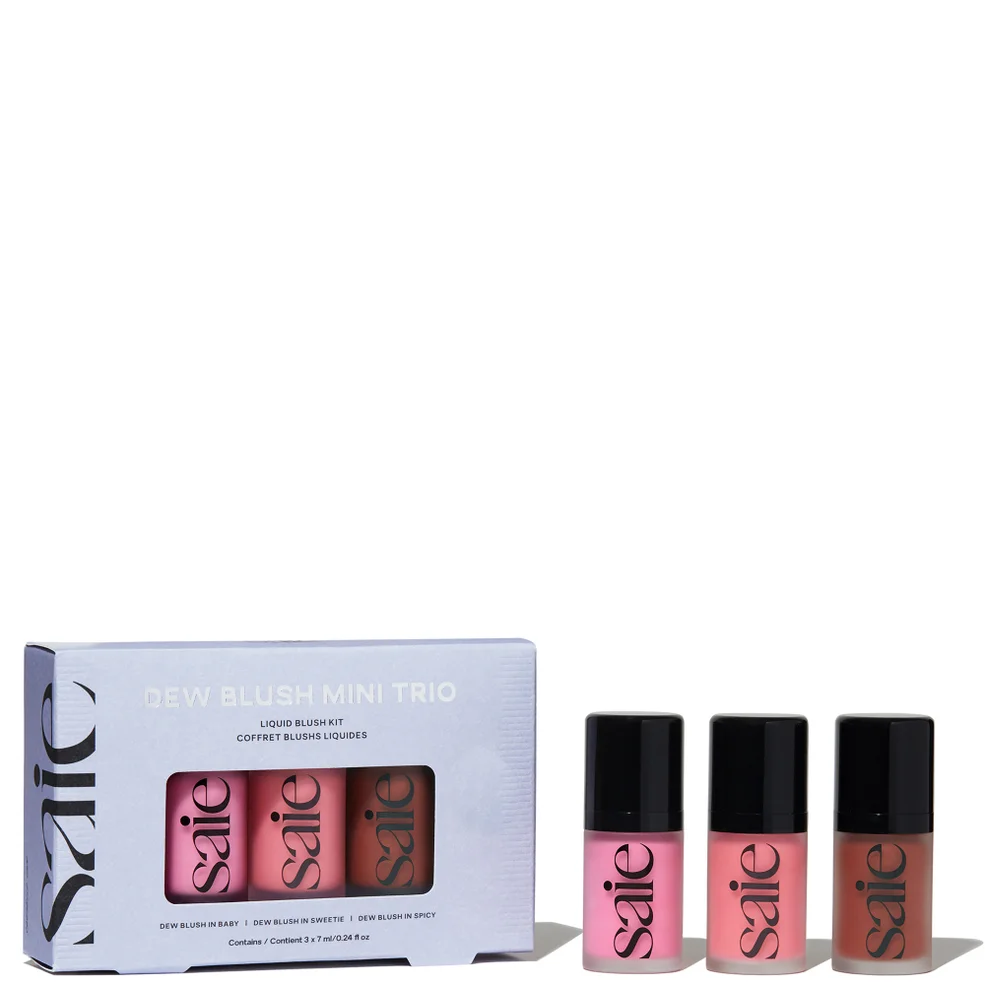 Saie Mini Dew Blush Trio | Cult Beauty