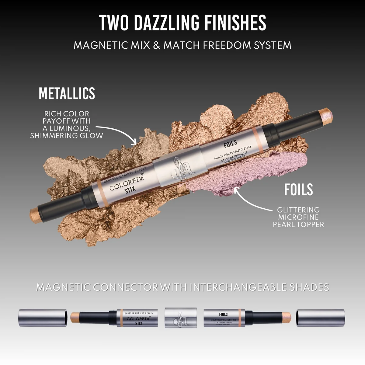 Danessa Myricks Colorfix Stix- Multi-Use Pearl Pigment Stick for Eye, Cheek & Lip 3g (Various Shades) Image 5