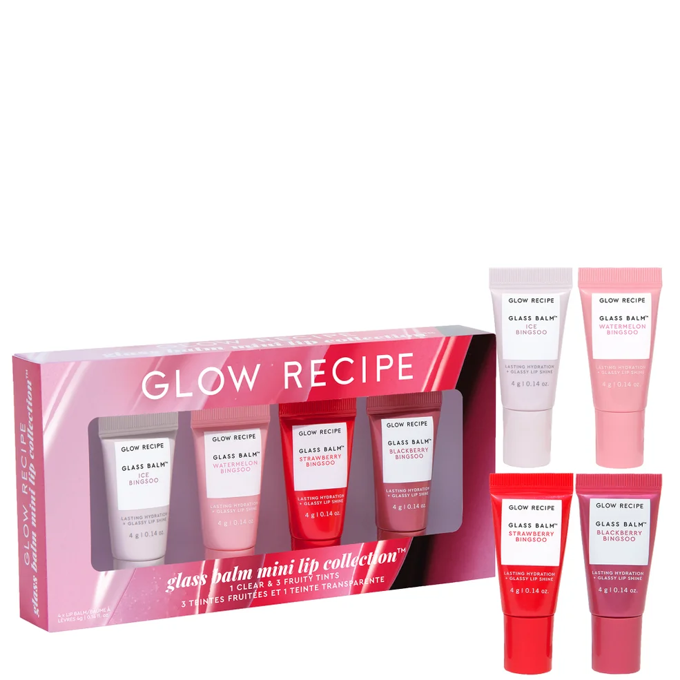 Glow Recipe Glass Balm Mini Lip Collection (Worth £30) Image 1