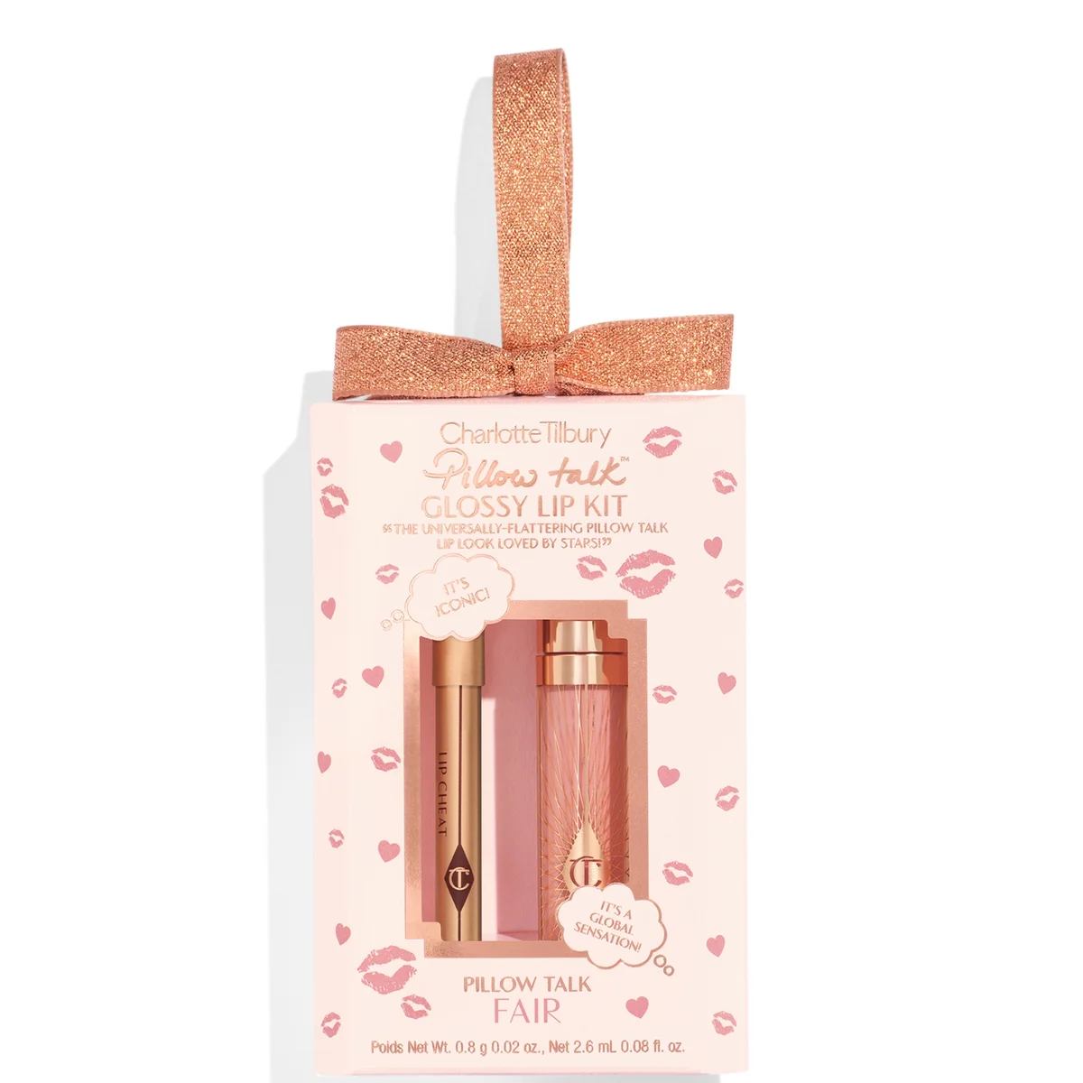 Charlotte Tilbury Pillow Talk Fair Mini Glossy Lips Duo Cult Beauty