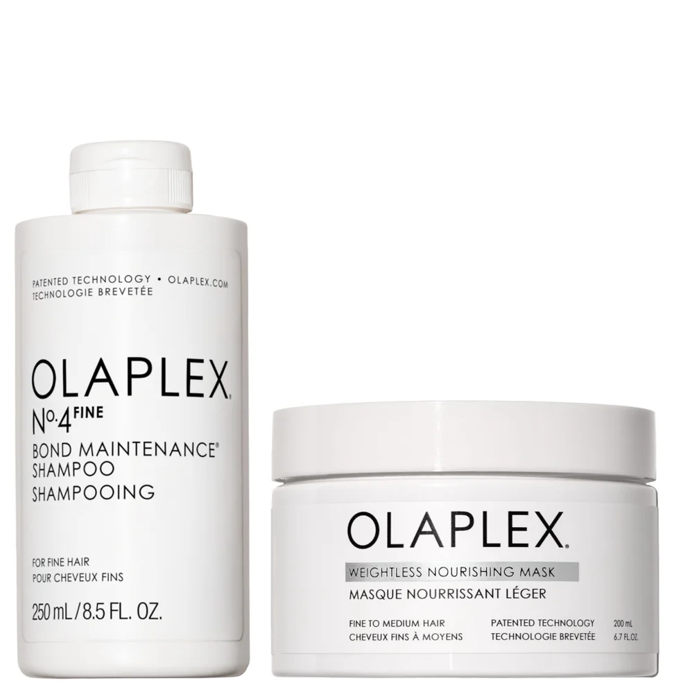 Olaplex No.4 Fine Shampoo & Weightless Nourishing Mask Image 1
