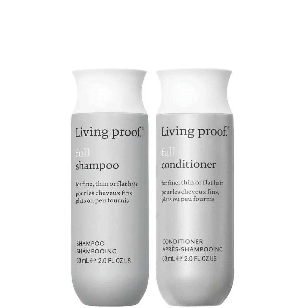 Living Proof Full Shampoo and Conditioner Travel Size Bundle for Volume, Bounce and Shine Image 1