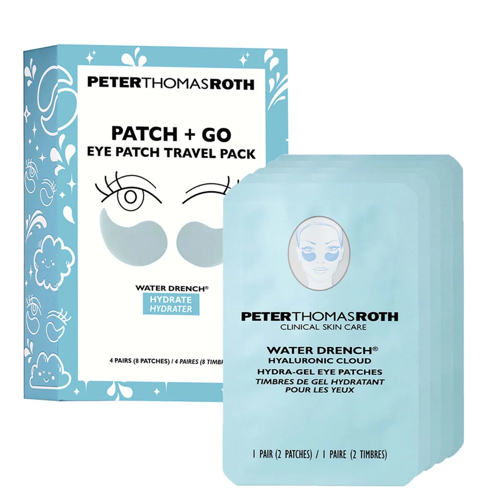 Peter Thomas Roth Water Drench Hydra-gel Eye Patches Travel Pack 4-pairs Image 1