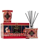 NEST New York Pierre Marie Speciality Decorative Holiday Classic Candle 8.1 oz & Reed Diffuser fl oz Set